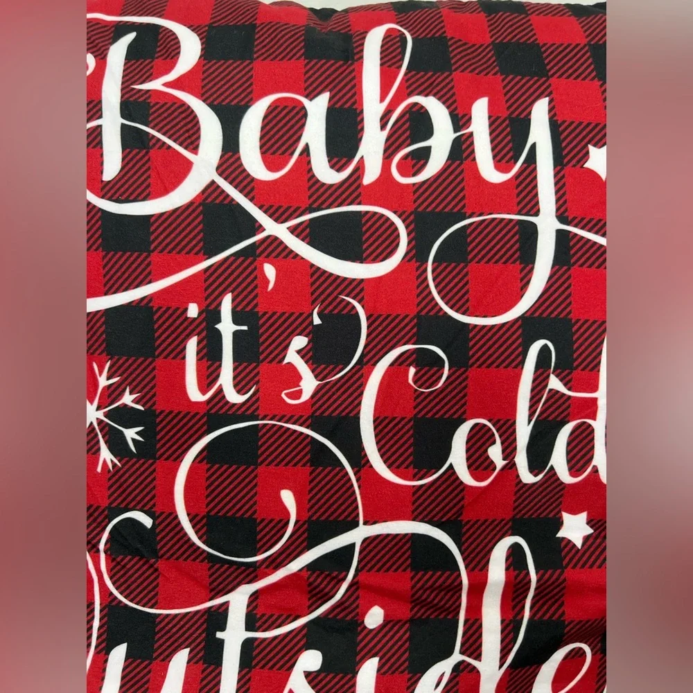 Baby Its Cold Outside Throw Pillow